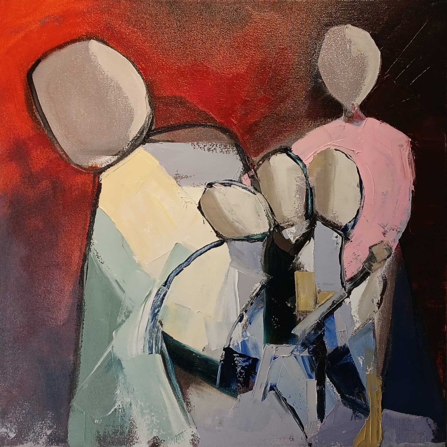 ABSTRACT FIGURES IN OIL - 4 PERSON WORKSHOP - BOURNEMOUTH - CHOOSE YOUR DATES & TIMES