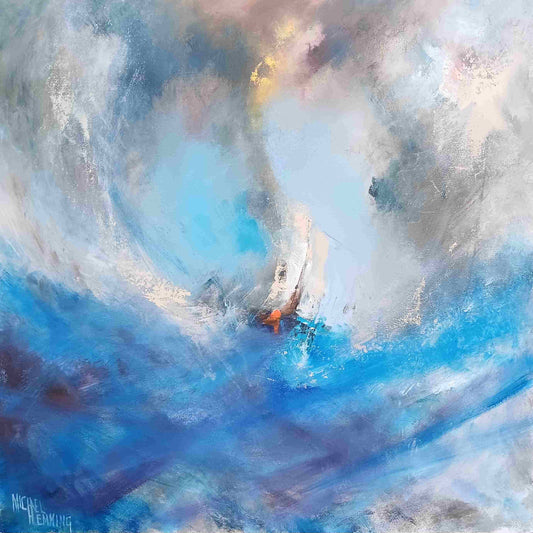 Floundering Vessel Under A Vortex