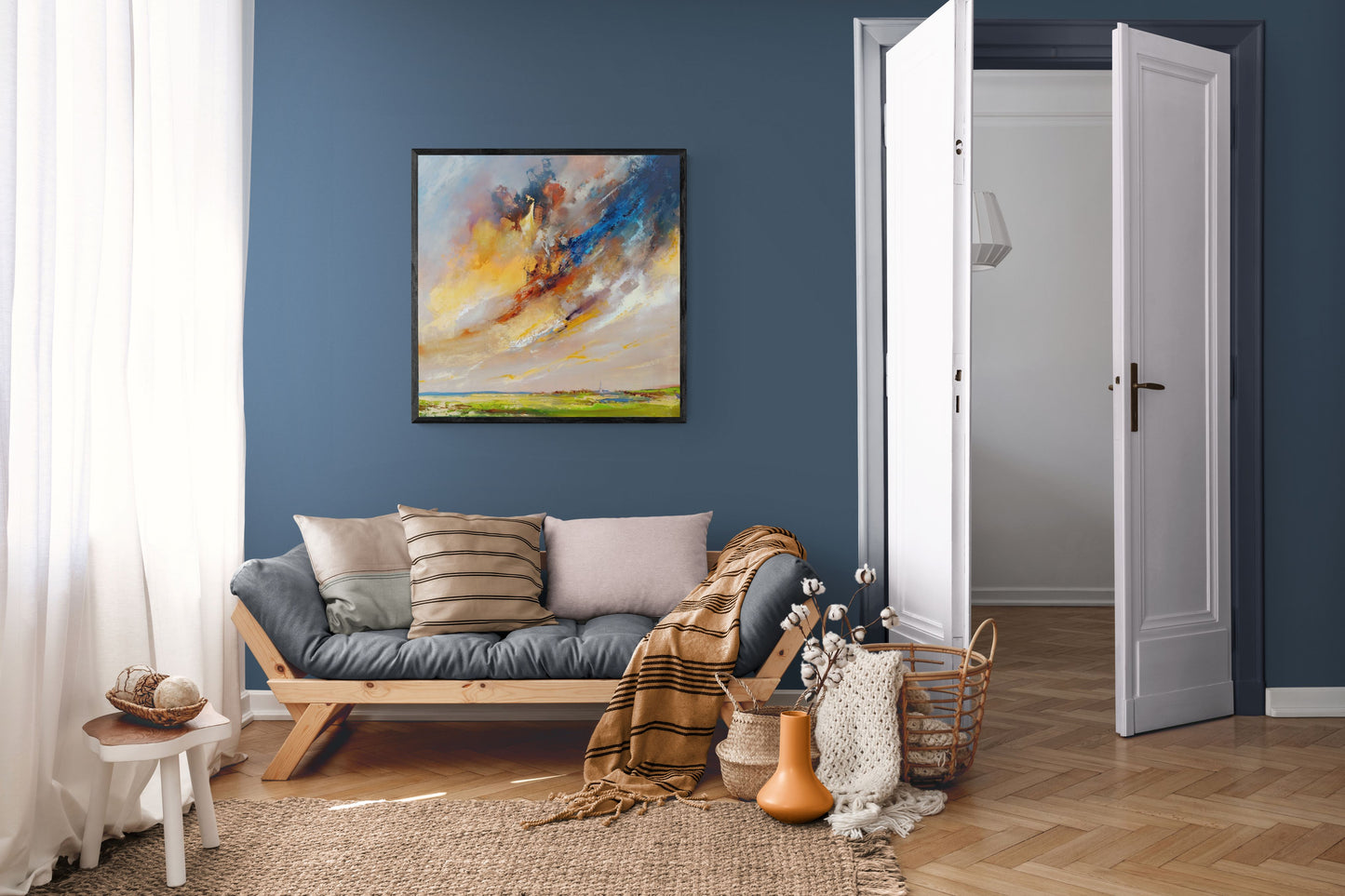 View To Salisbury Across The Water Meadows