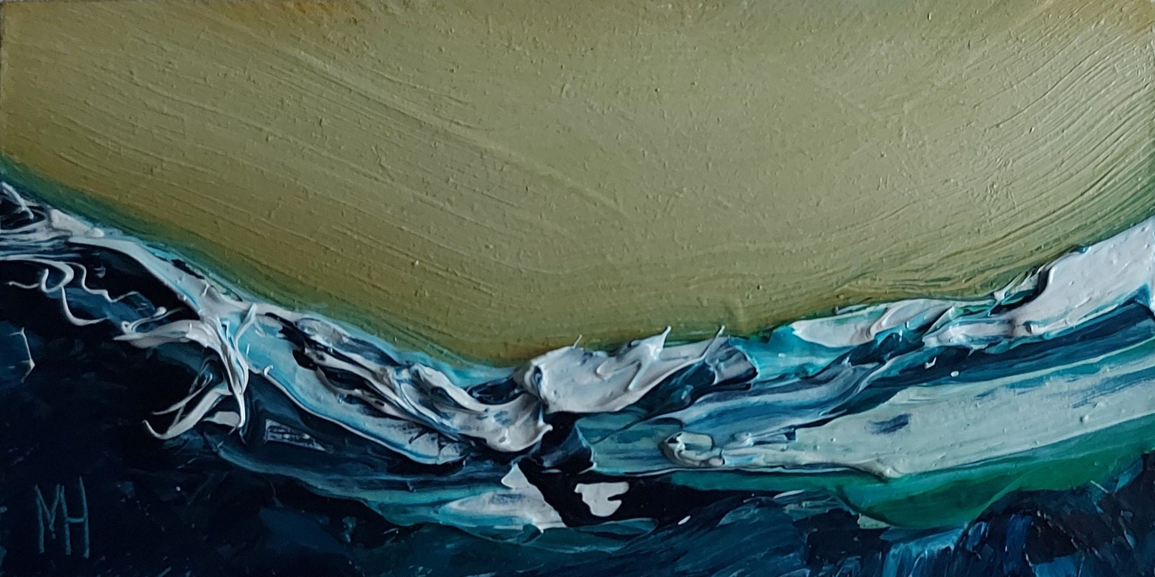 Painting 1548 (10 x 5cm) – Michael Hemming Artist