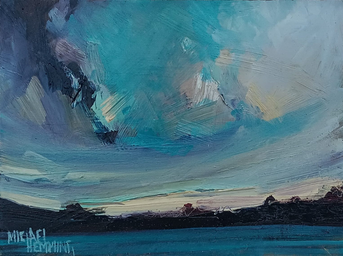 Summer Sky - oil painting