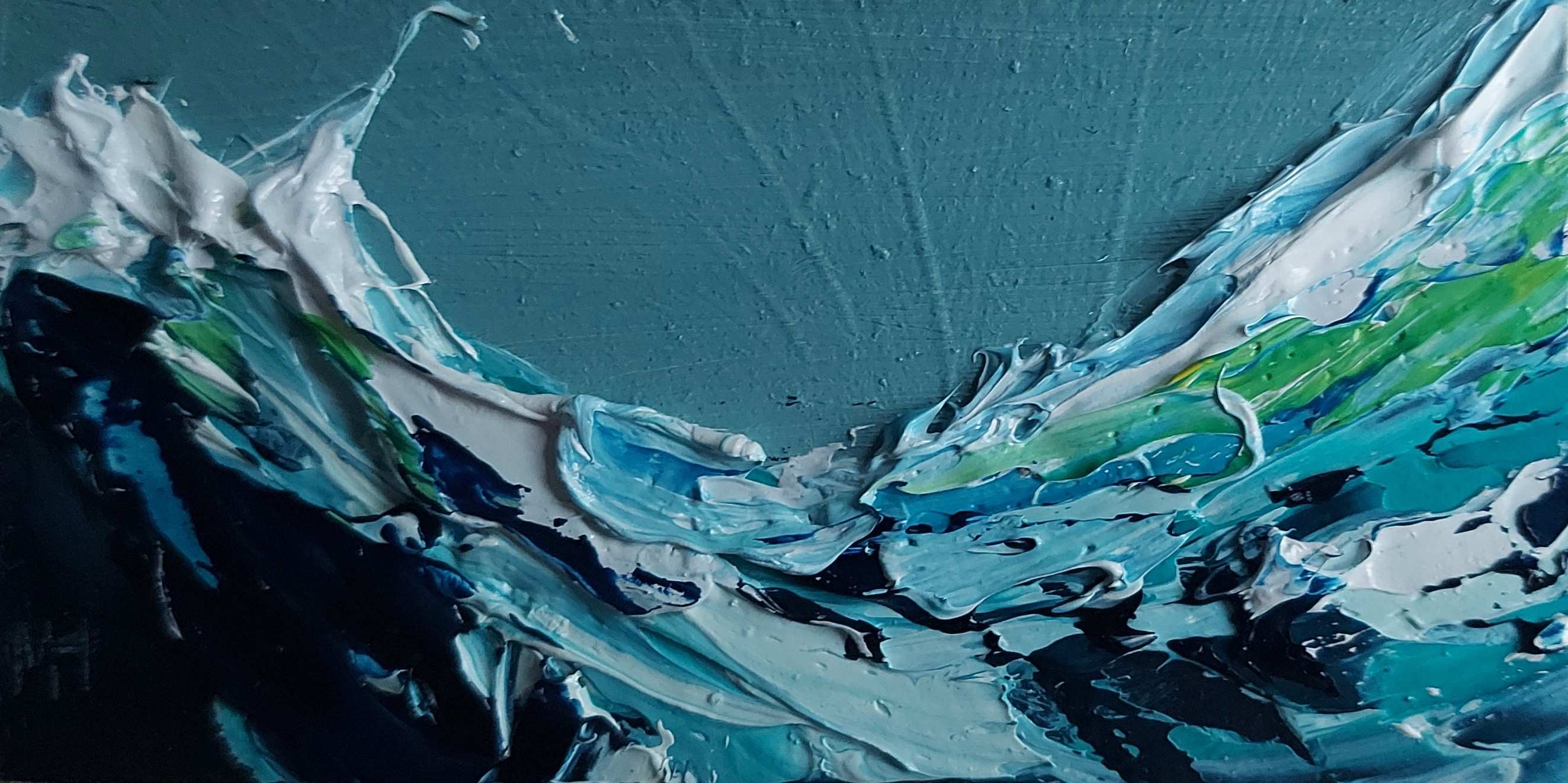 Painting 1551 (10 x 5cm) – Michael Hemming Artist