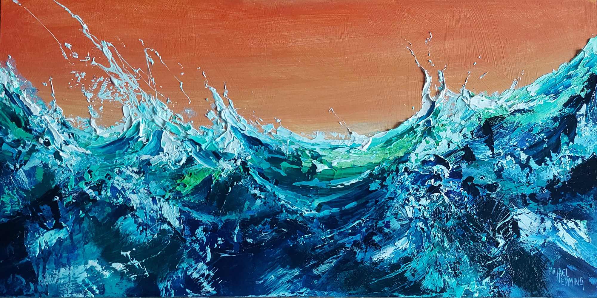Painting 1559 – Original Oil Seascape Painting by Michael Hemming
