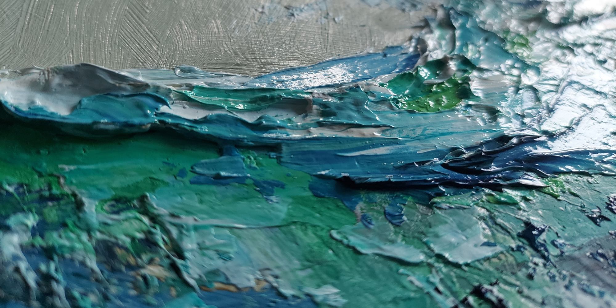 Painting 1560 (40 x 20cm) – Michael Hemming Artist