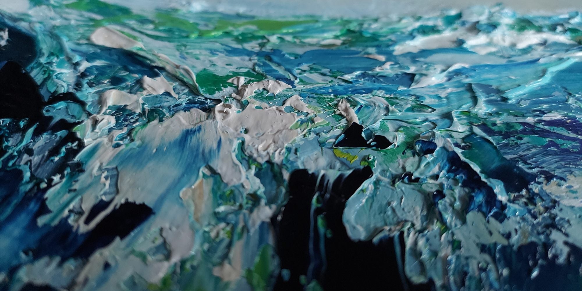 Painting 1560 (40 x 20cm) – Michael Hemming Artist
