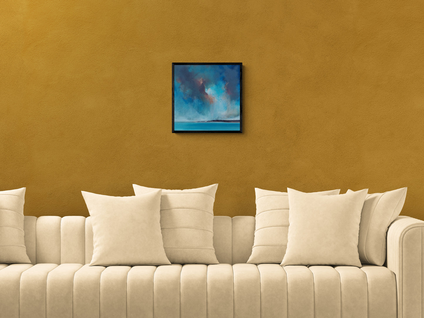 Painting Number 1588 Dust Cloud (40 x 40cm)