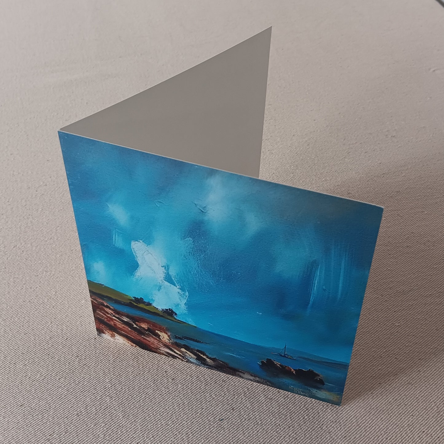 Greeting Card ‘Helford Estuary Blue’