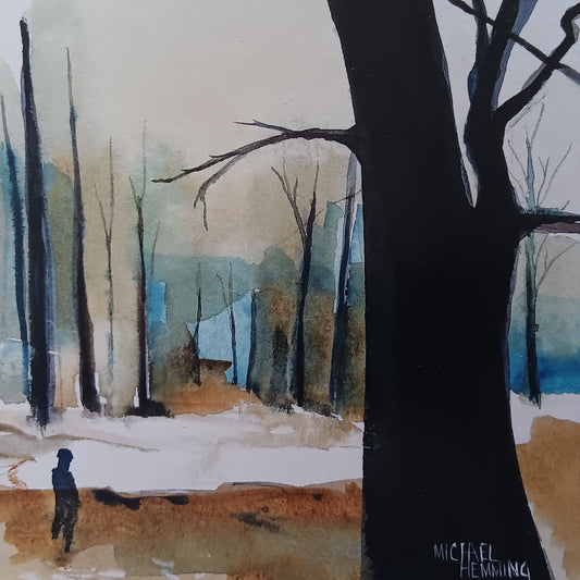 Greeting Card ‘Lonely Wood’